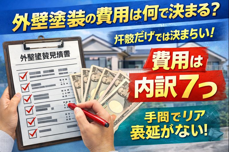 外壁塗装の内訳